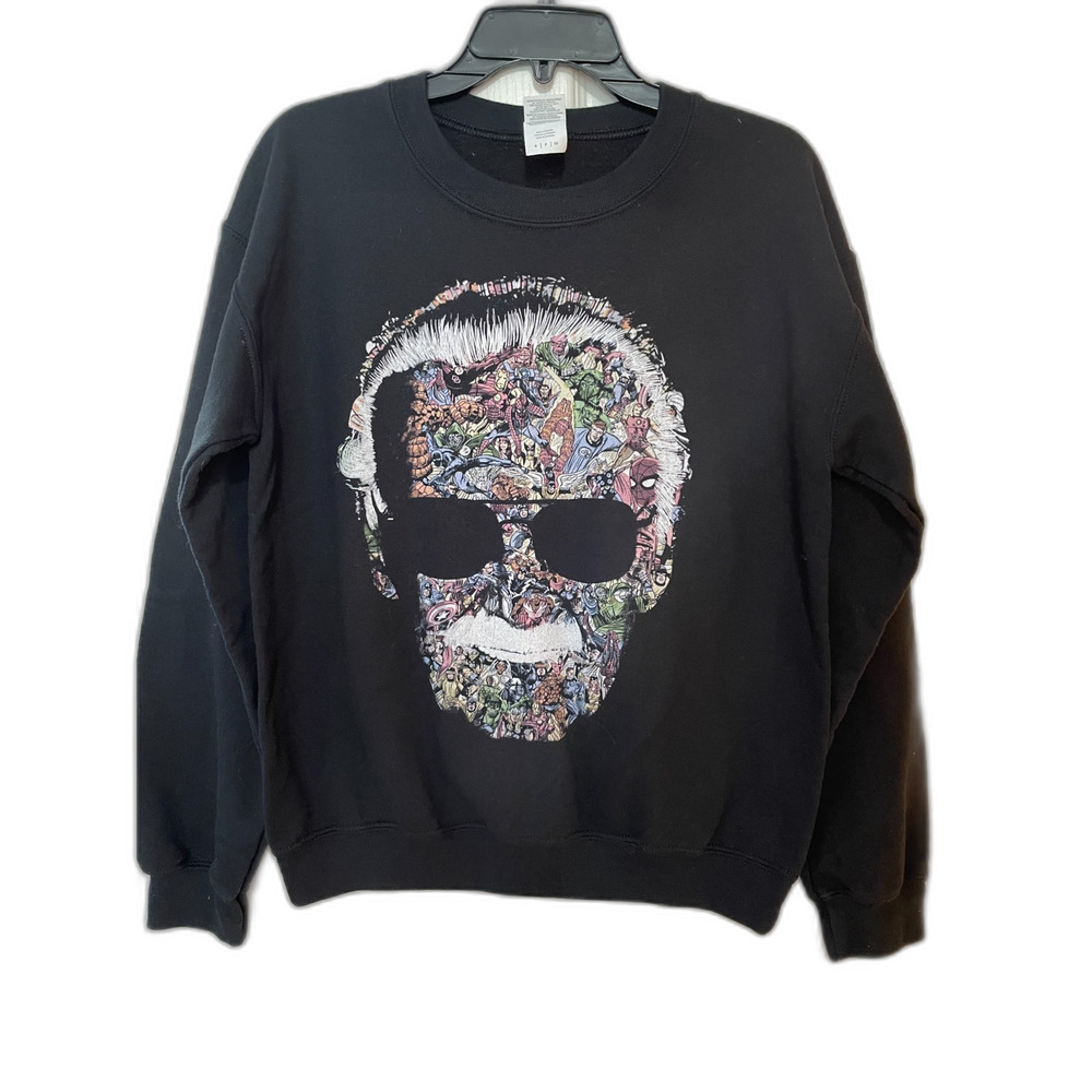 Marvel Premium Stan Lee sweatshirt mens S womens M Spider-Man Hulk